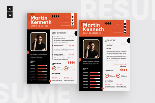Modern Design Resume CV
