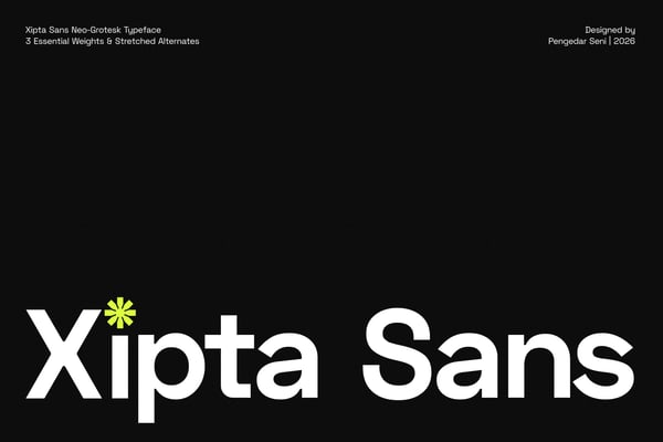 Xipta Sans – Neo Grotesk Typeface