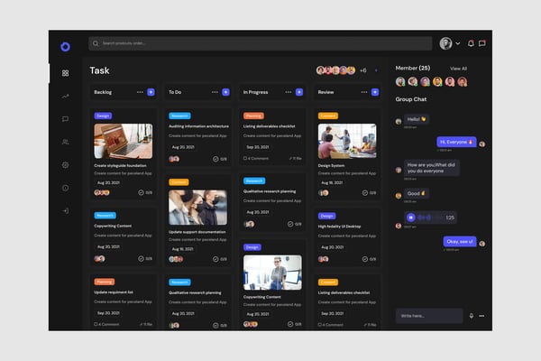 Task Dashboard UI Kit