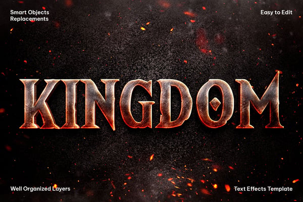 Metal Movie Tittle Text Effect