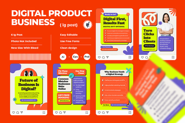 Busines Digital Product Instagram Post