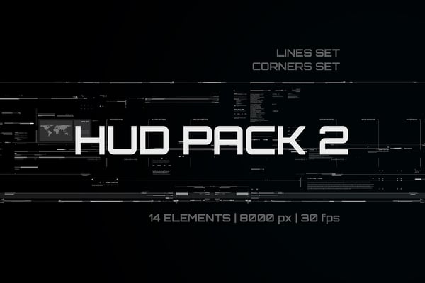 Hud Pack 2. Lines Set