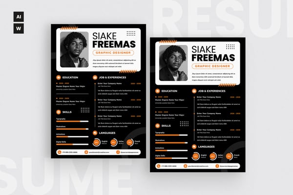 Modern Business Resume CV