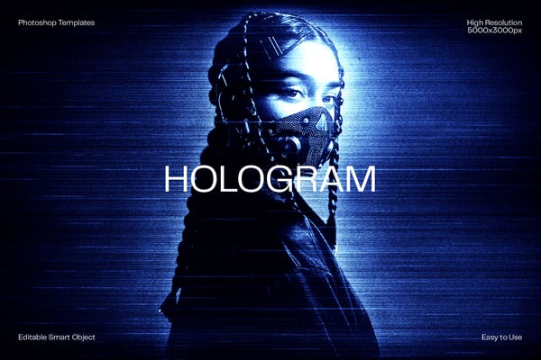 Hologram Photo Effect