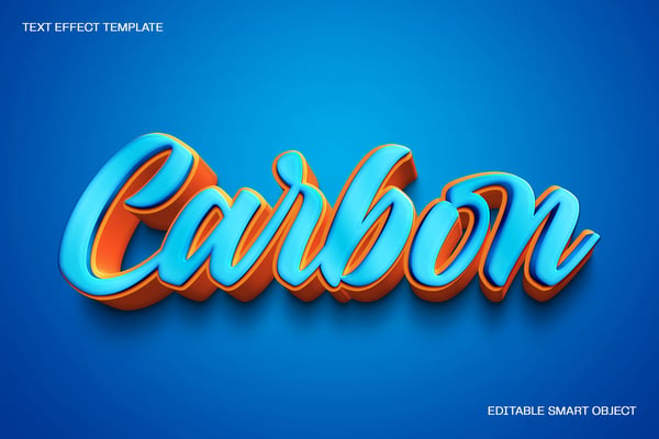 Carbon Text Effect