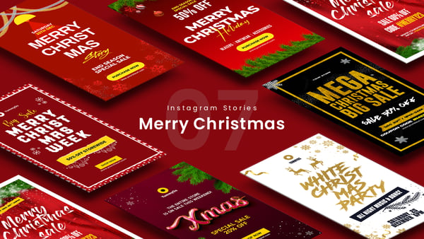 Merry Christmas Sale Instagram Stories