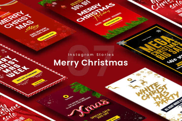 Merry Christmas Sale Instagram Stories