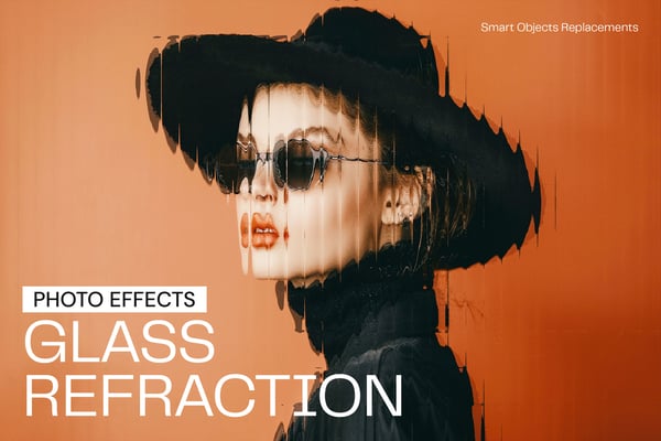 Glass Refraction Photo Effect