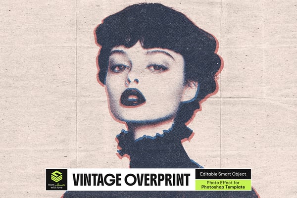 Vintage Overprint Photo Effect
