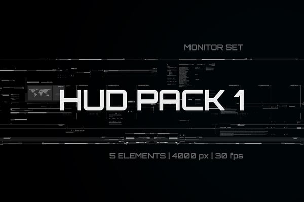 Hud Pack 1. Monitor Set