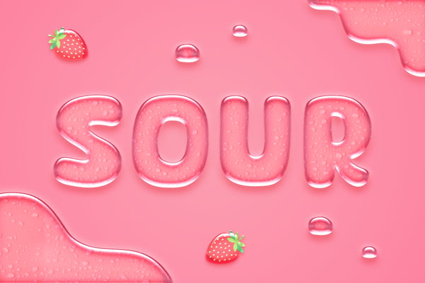 Liquid Glass Text Effect