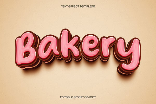 Bakery Text Effect