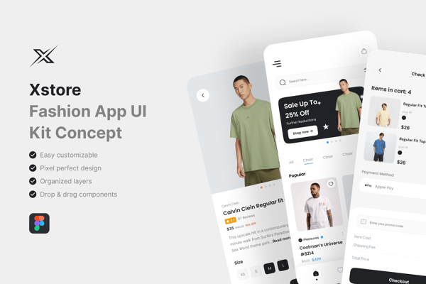 Xstore_Fashion App UI Kit