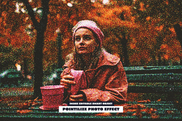 Pointilize Photo Effect