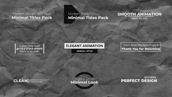 Modern Titles Pack in Davinci Resolve.02