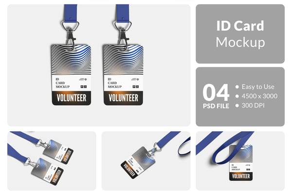 ID Card Mockup