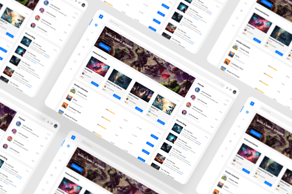 Games Dashboard UI Kit