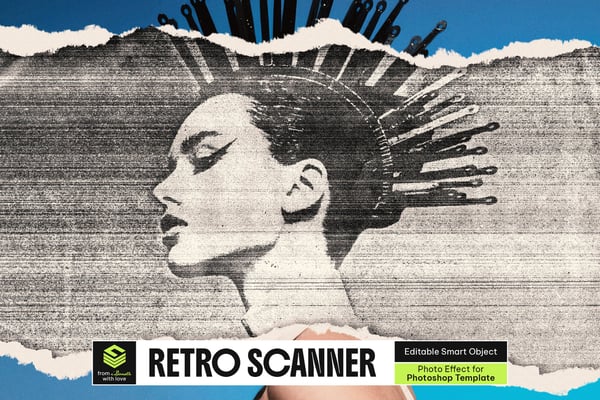 Retro Scanner Photo Effect