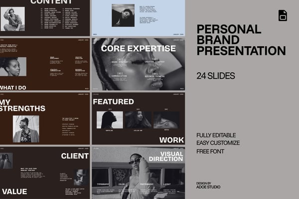 MODO-Personal Brand Google Slides