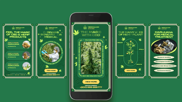 Medical Marijuana and Cannabis Instagram Stories