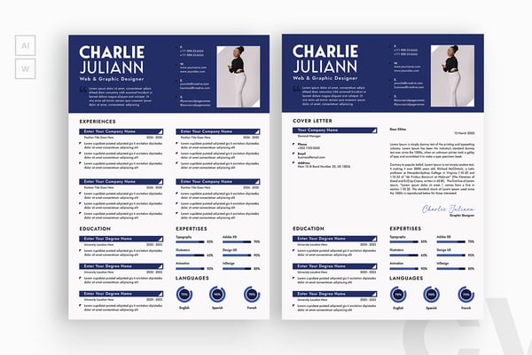 Graphics Style Resume CV