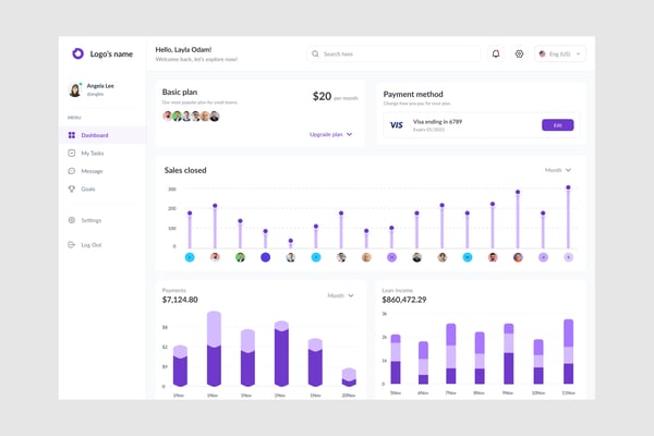 Transaction Report Dashboard UI Kit