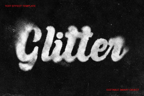 Spray Paint Text Effect