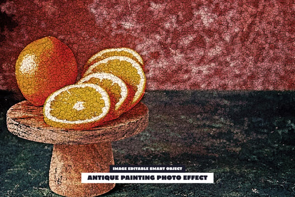 Antique Painting Photo Effect