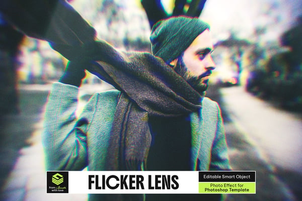 Flicker Lens Photo Effect