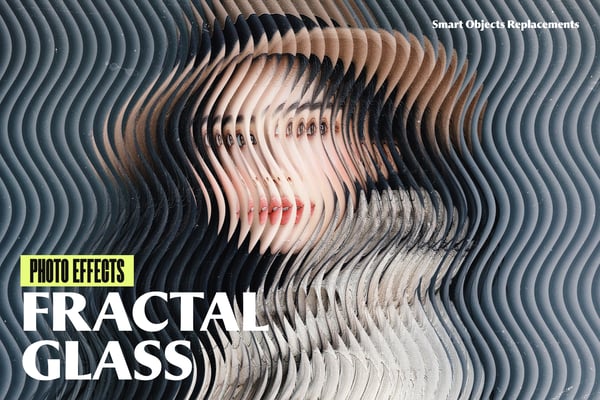 Fractal Glass Photo Effect