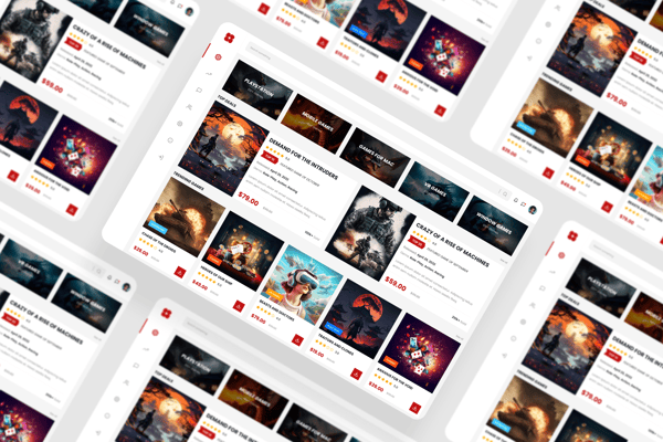 Games Dashboard UI Kit