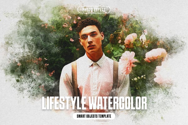Lifestyle Watercolor Photo Effect