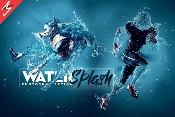 Water Splash Photoshop Action