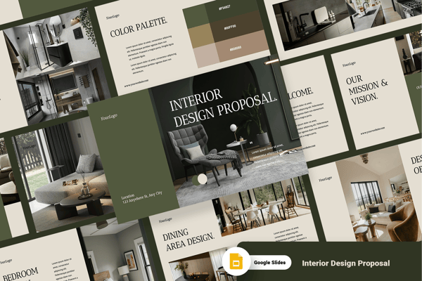 Interior Design Proposal - Google Slides