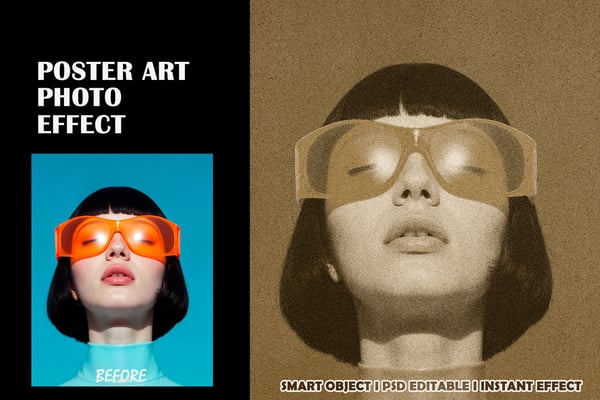 Poster Art Grain Photo Effect