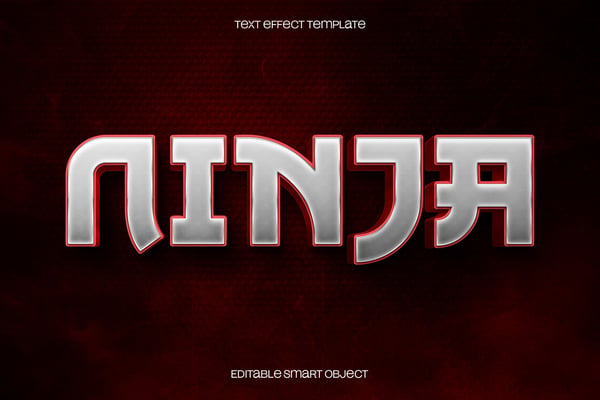Ninja Text Effect