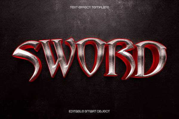 Sword Text Effect