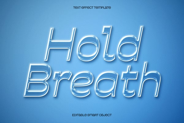 Glass Text Effect