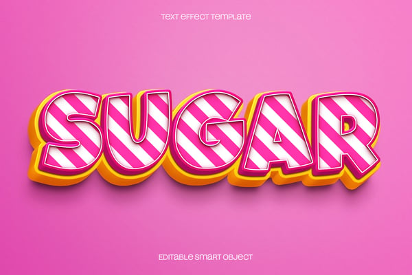 Sugar Text Effect