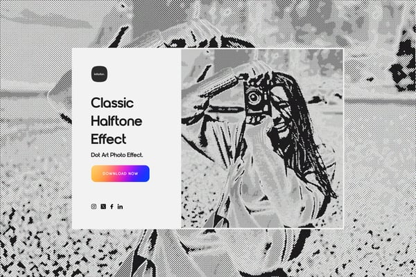 Classic Halftone Effect - Dot Art Photo Effect