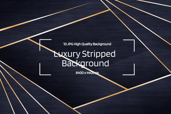 Luxury Striped Background Collection – Dark Navy and Gold Geometric Texture