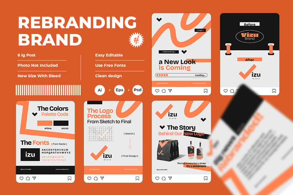 Brand Rebranding Instagram Post