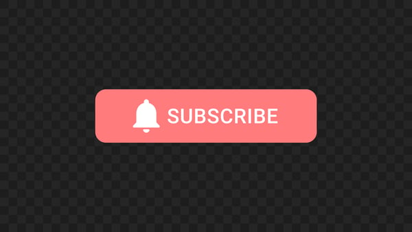 Free Subscriber Button Notification Social Media alpha channel