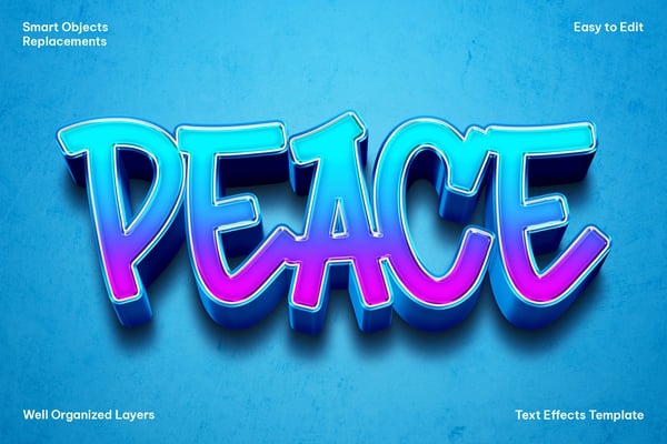 Peace Text Effect