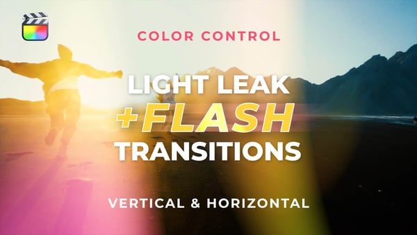 Light Leak Flash Transitions