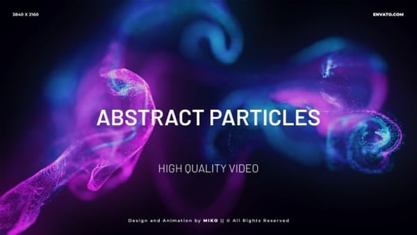Abstract Particles 4K