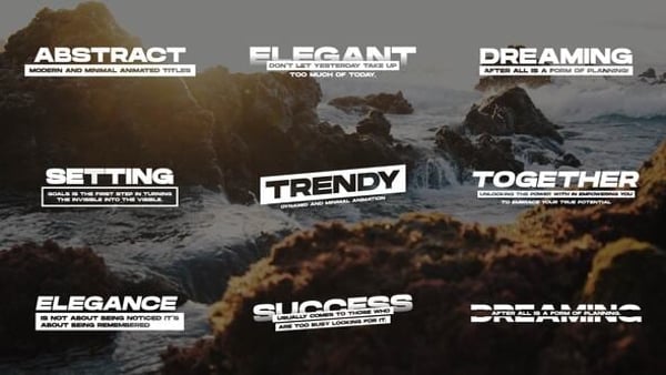Abstract - Text Animation | After Effects