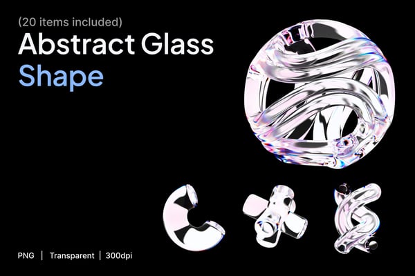 Abstract Glass Shape