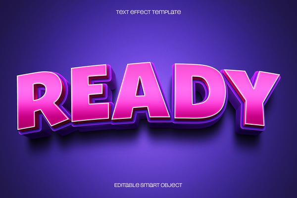 Ready Text Effect