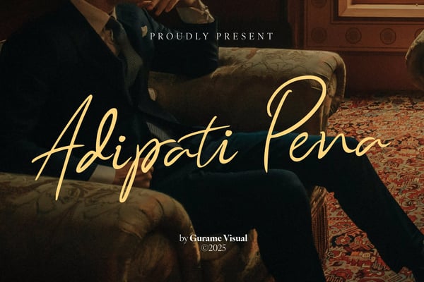 Adipati Pena | Elegant Handwritten Script
